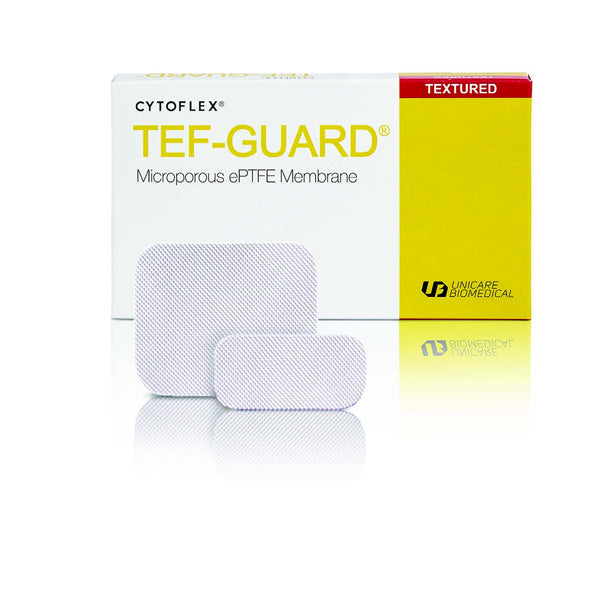 Unicare C04-0205 Cytoflex Textured ePTFE Membrane TefGuard 25mm X 30mm 5/Pk Unicare C04-0205 Cytoflex Textured ePTFE Membrane TefGuard 25mm X 30mm 5/Pk